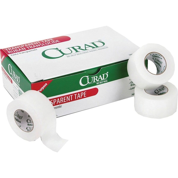 Curad Tape, Trans, Curad, 1"X10yd, Lf, PK12 NON270201 - main