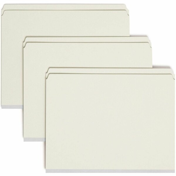 Smead File Folders, Gray/Green, PK25 SMD14910 - main