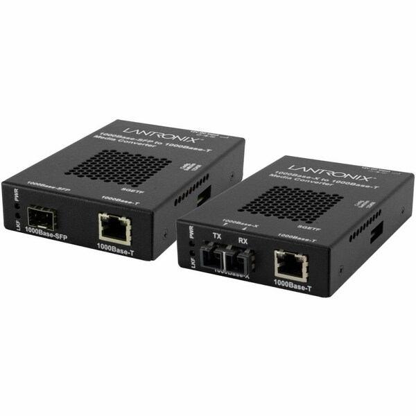 Transition Networks 1000BASE-T TO 1000BASE-SX/LX, MM LC, 220M- NA. SGETF1039-110-NA - main