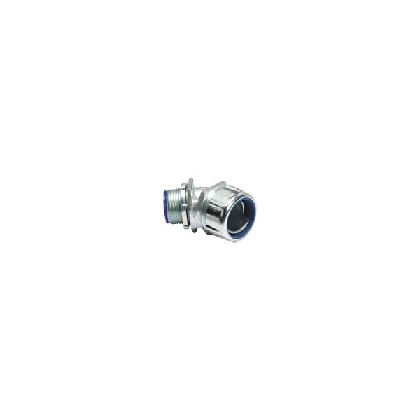 Abb 1-1/2in, Zinc Electroplated Chromate Coated Steel, Insulated Throat, 45D, Liquidtight 5346 - main