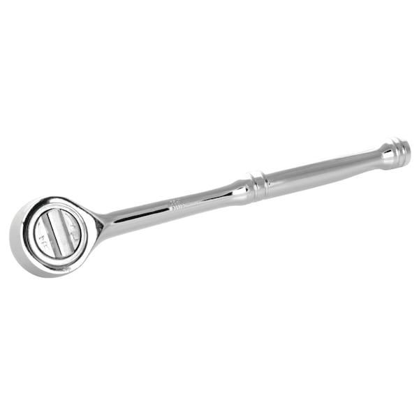 Perform Tool Ratchet 3/8 In Drive x 77/8 In Length; Round Head; 41 Teeth; Polished Nickel Chrome Plated; Chrome W38106 - main
