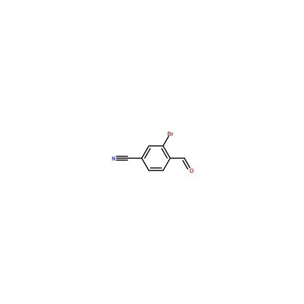 Ak Scientific 2-Bromo-4-cyanobenzaldehyde (5g), CAS 89891-69-0 X2123-5g - main