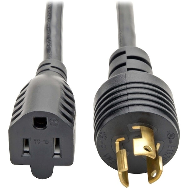 Eaton Tripp Lite Series Power Cord Adapter, NEMA 5-15R to NEMA L5-15P - Heavy-Duty, 15A, 120V, 14 AWG, 1 P025-001 - main