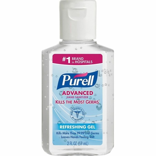 Purell Advanced Hand Sanitizer Gel, 2oz Portable Bottle, PK24 9605-24 - main