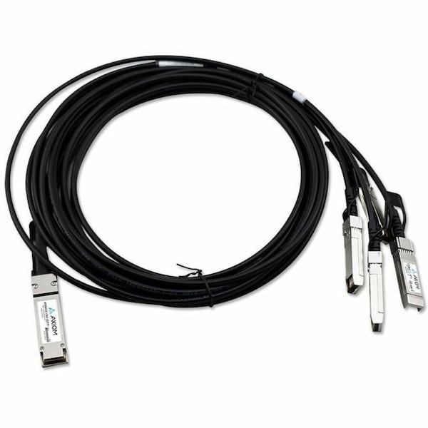Axiom 40GBASE-CR4 QSFP TO 4 10GBASE-CU SFP PASSIVE DAC CISCO COMPATIBLE 2M, TAA AXG95967 - main