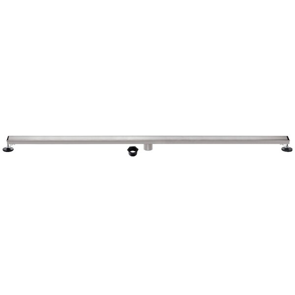 Kingston Brass 72-Inch Stainless Steel Linear Shower Drain with Reversible Tile Insert and Flat Grate BSF7228 - main
