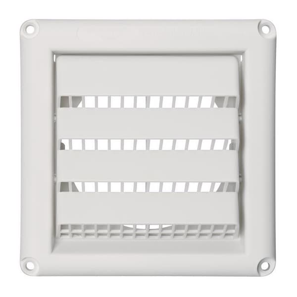 Deflecto Fresh Air Intake 4 in. D White Aluminum/Plastic Vent Dryer Hood, 24PK HSM4W/24 - main