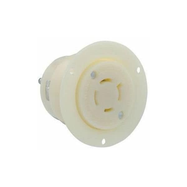 Leviton Industrial Grade Flanged Outlet 20 Amp, 277/480 Volt 3PY 2456 - main