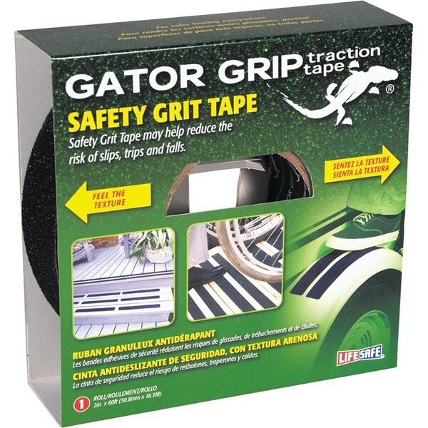 Gator Grip Tape 2x60 Black Anti-Slip Grit RE142 - main