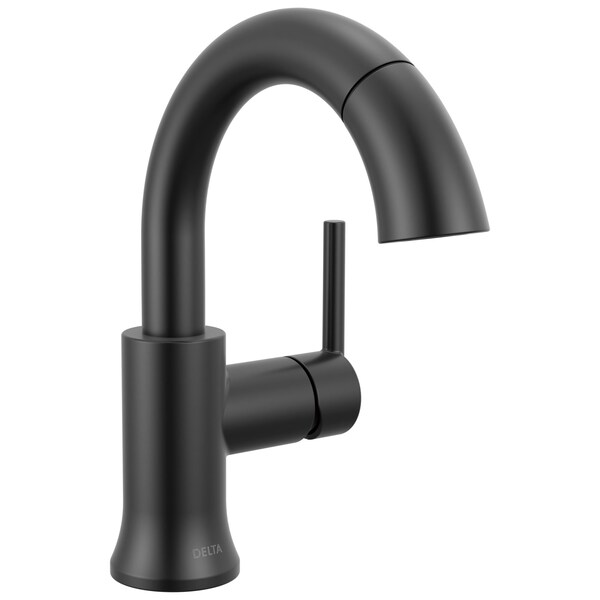 Delta Trinsic Single Handle Pull-Down Bathroom Faucet In Matte Black 559HAR-BLPD-DST - main