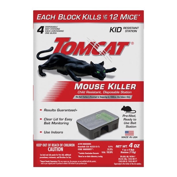 Tomcat Bait Station Blocks For Mice 4PK 0371610 - main