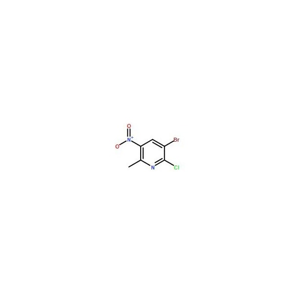 Ak Scientific 3-Bromo-2-chloro-5-nitro-6-picoline (25g), CAS 856834-95-2 Y5000-25g - main