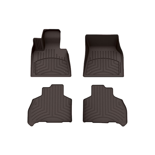 Weathertech Cocoa, Front and Rear FloorLiner HP 471507-1-5IM - main