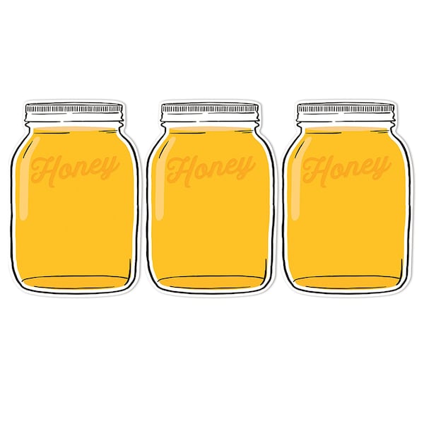 Eureka The Hive, Mason Jar, Paper Cut-Outs, 36-Piece Set, 3PK 841570 - main