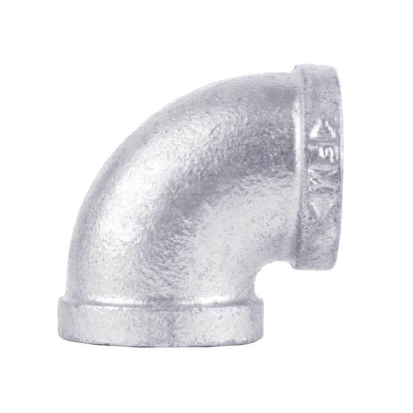 Stz Industries 1/2 in. FIP each X 1/2 in. D FIP Galvanized Malleable Iron 90 Degree Elbow 313UPE90-12 - main