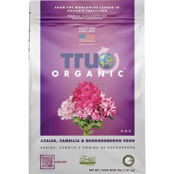 True Organic 4 Lb. 5-4-3 Azalea Camellia & Rhododendron Dry Plant Food R0009 - main