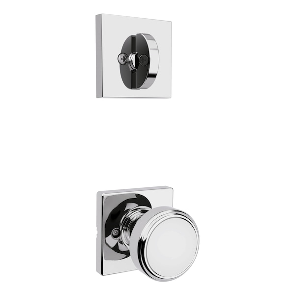 Kwikset Residential Handlesets Single Cylinder Reversible Bright Chrome 966MNKSQT-26.UNIV - main