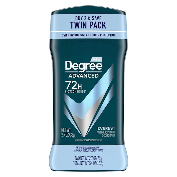 Degree Men Advanced Everest Frosty and Piney Antiperspirant Deodorant Stick, Twin Pack, 5.4 Ounce, 6PK 64348425 - main