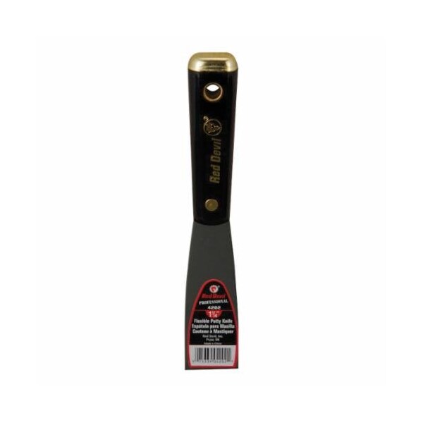 Red Devil 4100 PROFESSIONAL PUTTY KNIFE, 1 .5 W, STEEL BLADE, STIFF BLADE FLEXIBILITY 4103 - main