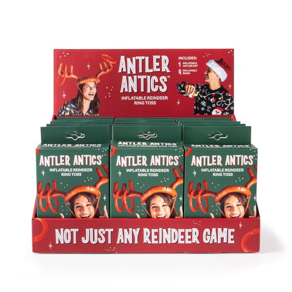 Antler Antics Reindeer Inflatable Game Brown/Orange XANTG15 - main