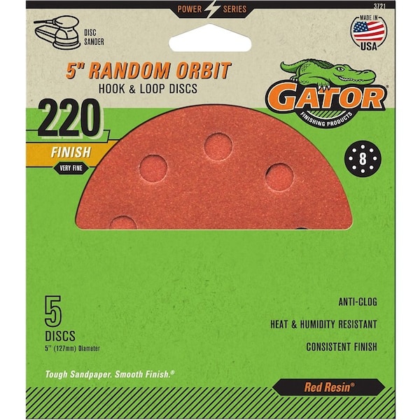 Ali GATOR 5 8-HOLE HLOOP 220, 5PK 3721 - main