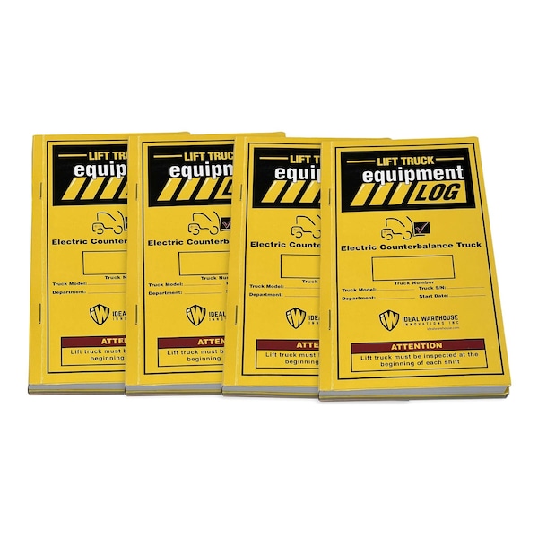 Ideal Warehouse Innovations Replacement Checklist Book, 1" W, PK4 70-1065-1-CP - main