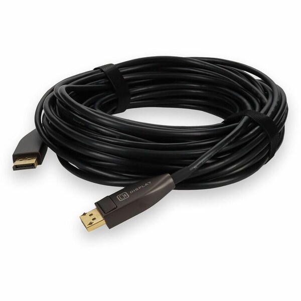 Add-On 50FT DISPLAYPORT 1.4 MALE TO MALE BLACK A/V CABLE MAX RESOLUTION UP TO 768 DP2DP14MM8K50 - main