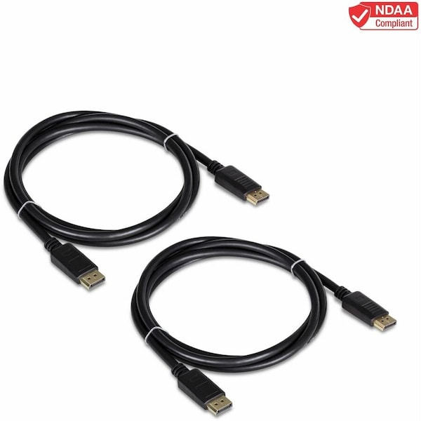 Trendnet 6 ft. DisplayPort 1.2 Cable - 2 pack TK-DP06/2 - main