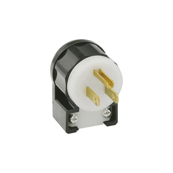 Leviton Industrial Grade Angle Plug 15 Amp, 125 Volt 5266-CA - main