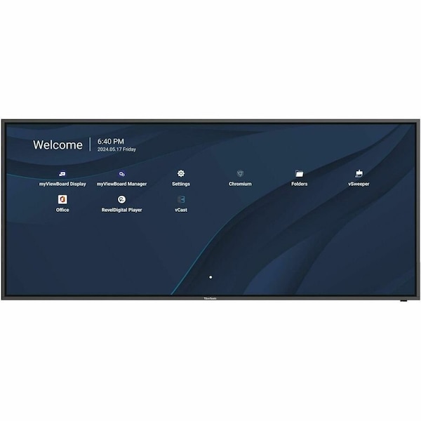 Viewsonic 105-INCH ULTRA-WIDE DISPLAY, 21:9 ASPECT RATIO, 5120 X 2160 RESOLUTION, 500 CD/M CDE105UW - main