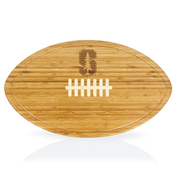 Picnic Time Family Of Brands NCAA Stanford Cardinal Kickoff Football Cheese Board - Novelty Charcuterie Board 908-00-505-533-0 - main