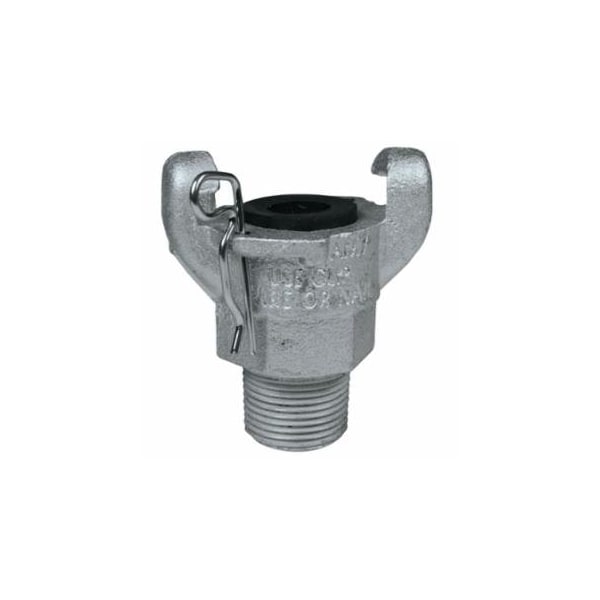 Dixon Valve Air King 2-Lug NPT End 1 in (NPT) M, 1-1/2 in dia x 2-1/2 in W x 2-7/8 in H, Iron 238-AM12 - main
