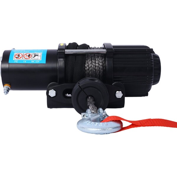 Edendirect 3500 lb Electric Winch for ATV UTV, 12V Waterproof Synthetic Rope Trailer Winch for Towing/Recovery IR-W465127128 - main