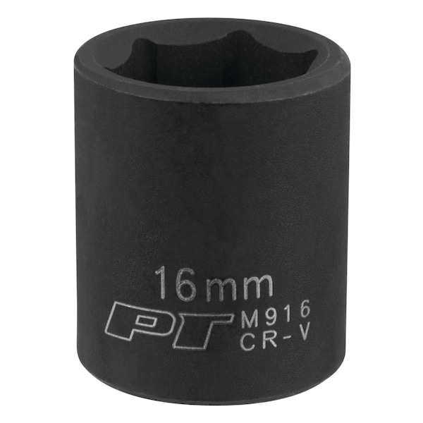 Performance Tool 3/8 In Dr. Impact Socket 16Mm Socket Imp 16Mm, M916 M916 - main