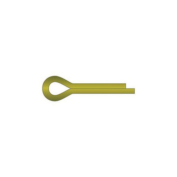 Huyett Cotter Pin, Cadmium Plated Carbon Steel, 0.078 in Dia x 0.500 in Effective Length CPC-078-0500 - main