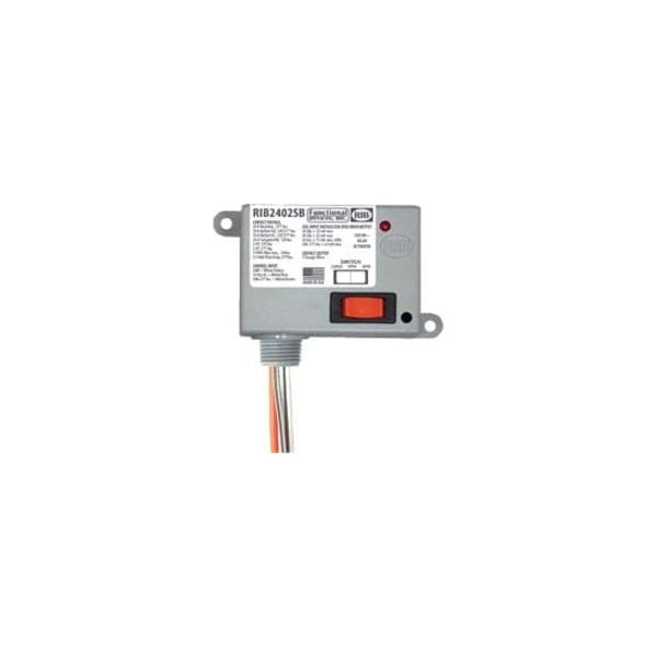 Functional Devices-Rib Enclosed Pre-Wired Relay, 20A at 277VAC, SPST RIB2402SB - main