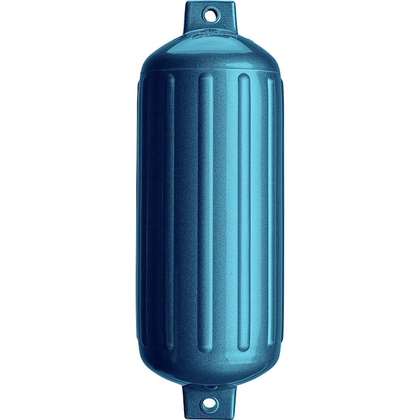 Polyform U.S. Polyform G-6 Twin Eye Fender 11in x 30in - Metallic Blue G-6 METALLIC BLUE - main