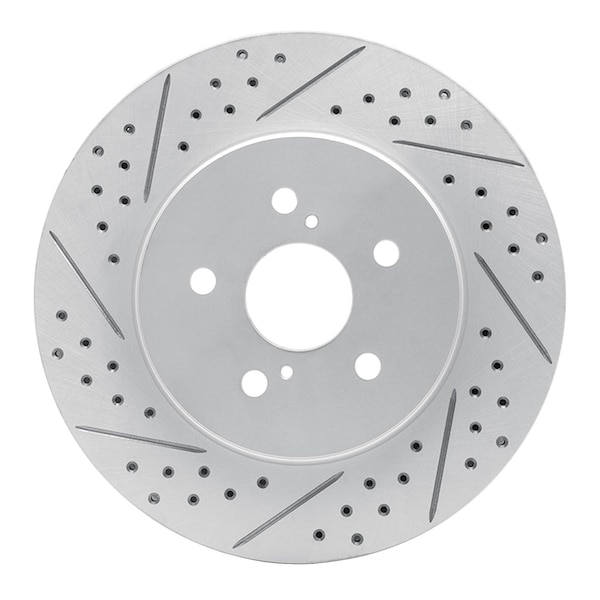 Dynamic Friction Co DFC Geoperformance Rotor - Drilled and Slotted 830-76129L - main