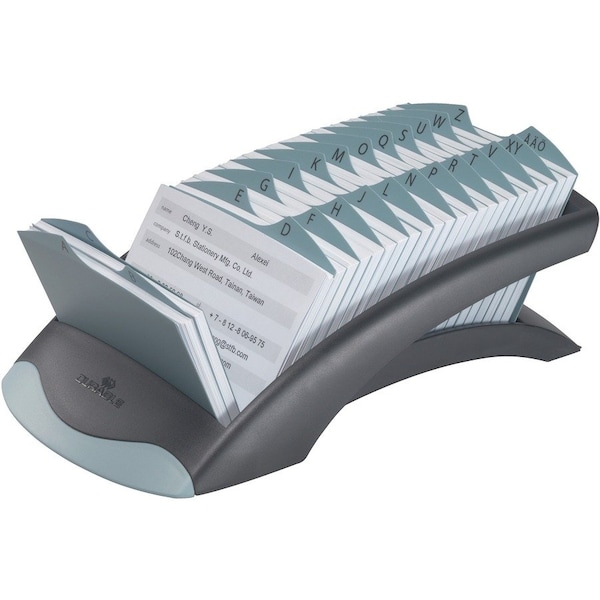 Telindex Address Card File, Tray, Black 241201 - main