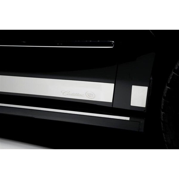 Putco Polished Stainless Steel Rocker Panel Molding, Cadillac 9751217GM-3 - main