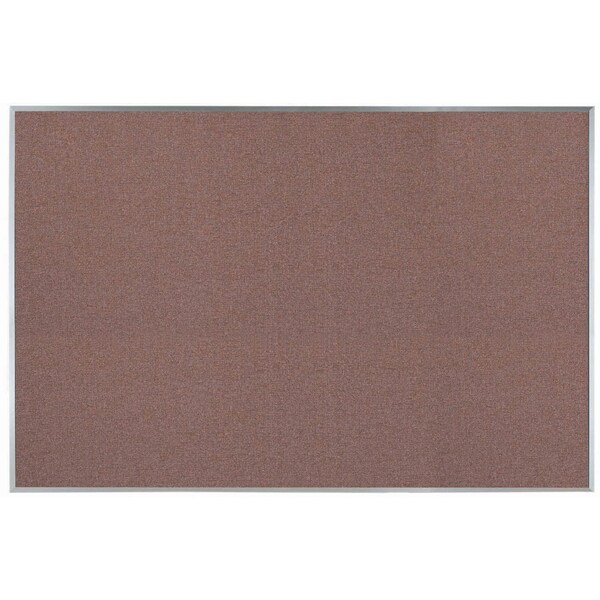 Aarco Designer ''Rose Quartz'' Fabric Bulletin Board w/ a Clear Satin Anodized Al Frame, 48''Hx72''W DF4872003 - main