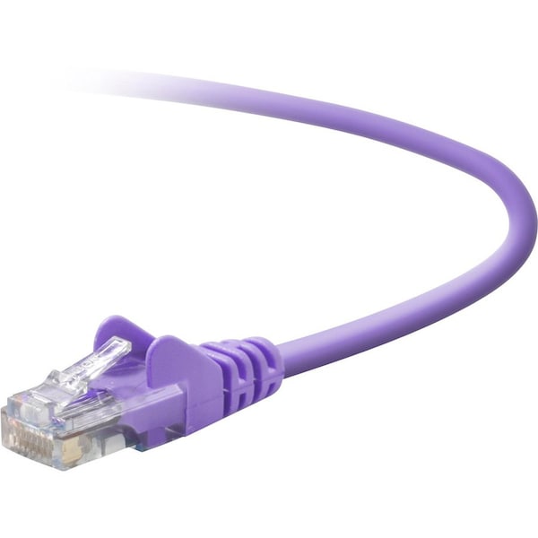 Belkin Crossover Cable - Rj-45 (M) - Rj-45 (M) - 6 Ft - ( Cat 5E ) - Purple A3X126-06-PUR-S - main