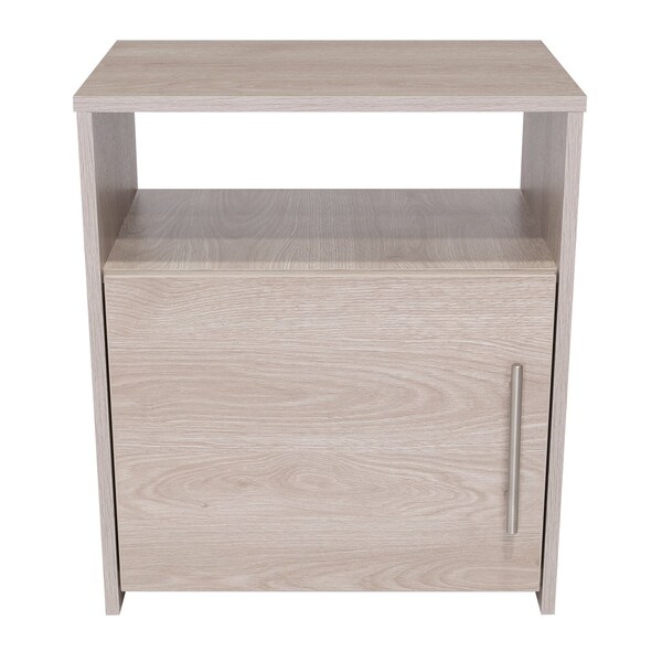 Homeroots 23" Gray Wood Nightstand 543675 - main