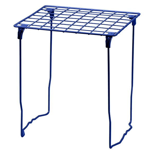 Lockermate By Bostitch Stac-A-Shelf Locker Organizer Shelf, Stackable, Extra Tall, Fits Standard Size School Lockers, Blue 5090-NVY - main