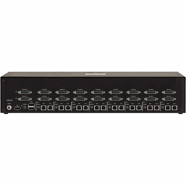 Black Box BLACK BOX KVM Switch, NIAP 4.0 Certified - 8-Port, Dual-Monitor, DVI-I, CAC KVS4-2008DX - main