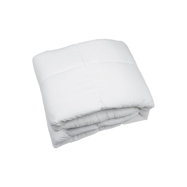 Homeroots White Twin Microfiber Thread Count Down Alternative Duvet Insert 248176 - main