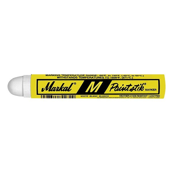Markal Paint Crayon, Large Tip, White Color Family, 12 PK 81920 - main