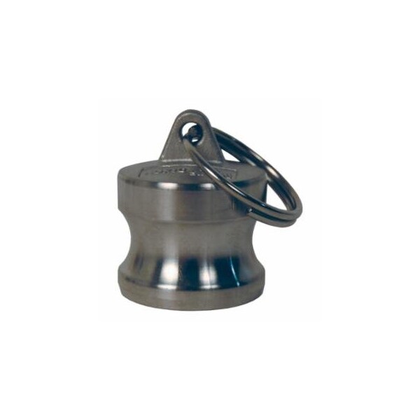 Dixon Valve Global Type DP Dust Plugs, 316 Stainless Steel 238-G100-DP-SS - main