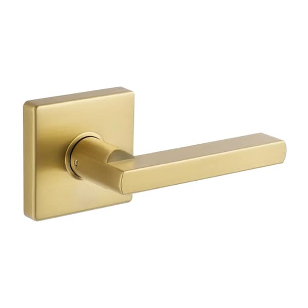 Emtek Residential Door Levers Dummy Satin Brass EE3320CLPSB - main