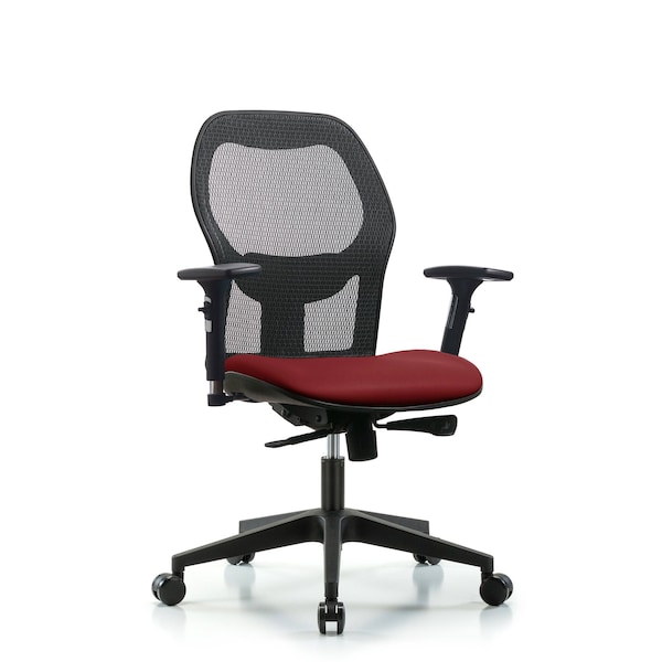 Blue Ridge Ergonomics Vinyl Adjustable Arms BR-EXE-VMDHCH-RG-H0-A2-RC-8815 - main